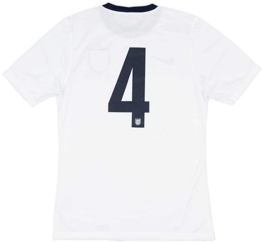 2013 England Match Issue Home Shirt #4