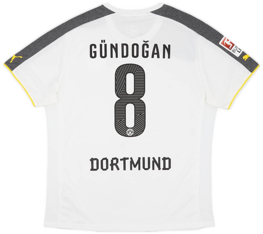 2013-15 Borussia Dortmund Authentic Third Shirt Gundogan #8 - 7/10 - (XXL)