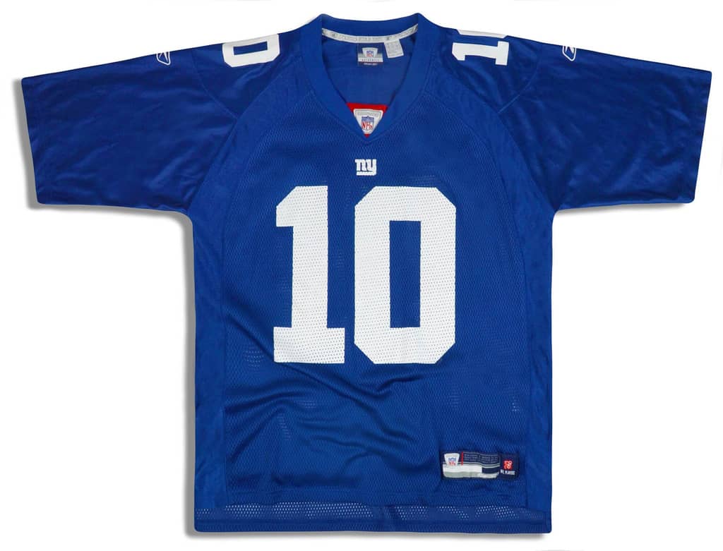 2007 New York Giants Manning #10 Reebok On Field Jersey (Home) XL