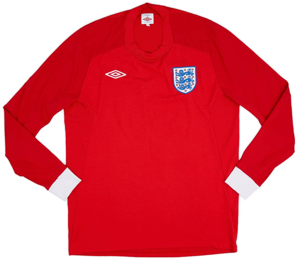 2010-11 England Away L/S Shirt - 8/10 - (L)