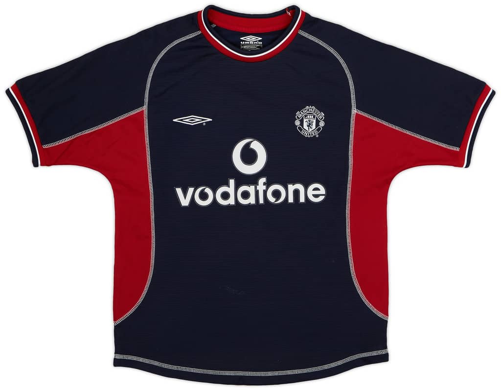 2000-01 Manchester United Third Shirt - 8/10 - (XL.Boys)