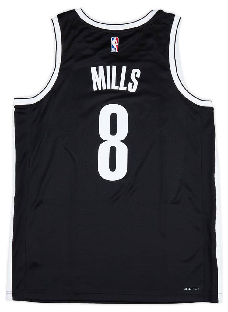 2021-23 Brooklyn Nets Mills #8 Nike Swingman Jersey (Away) L - W/Tags