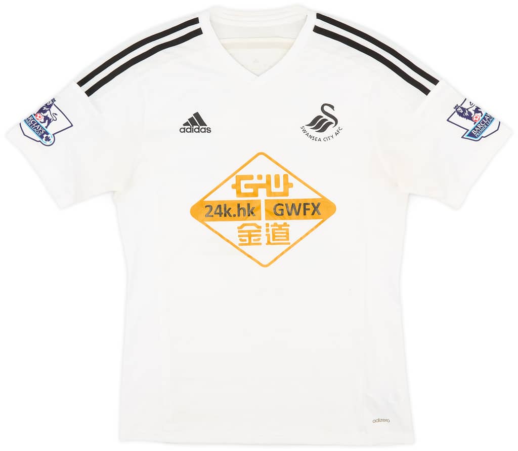 2014-15 Swansea Home Shirt Bartley #27 - 6/10 - (L)