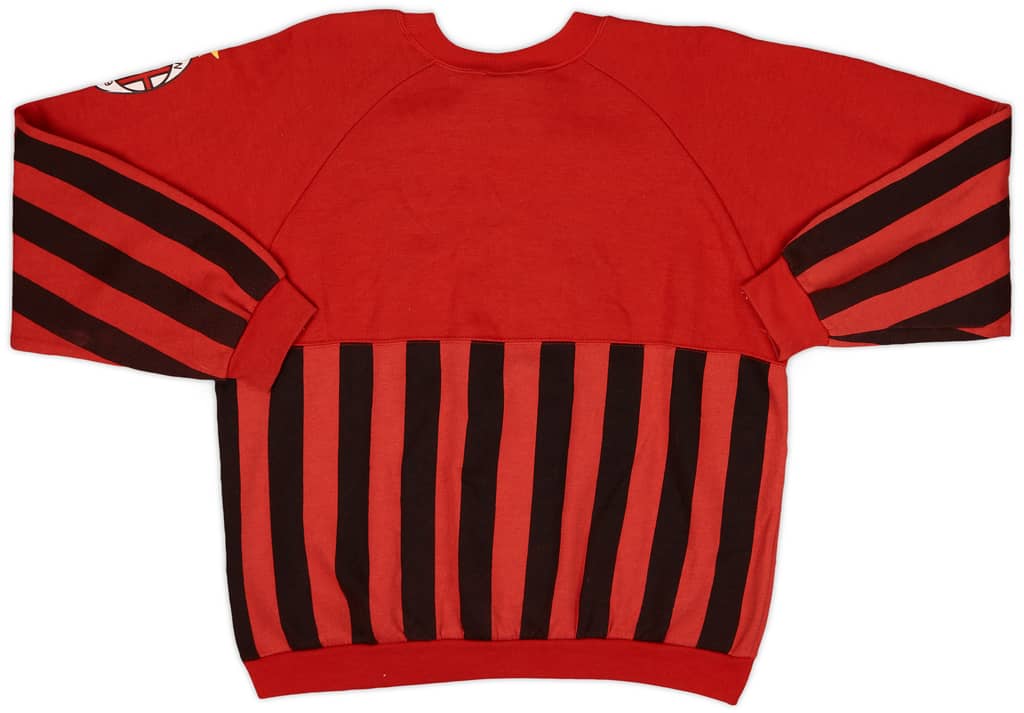 1990-91 AC Milan Le Felpe Dei Grandi Club Sweat Top - 8/10 - (S)