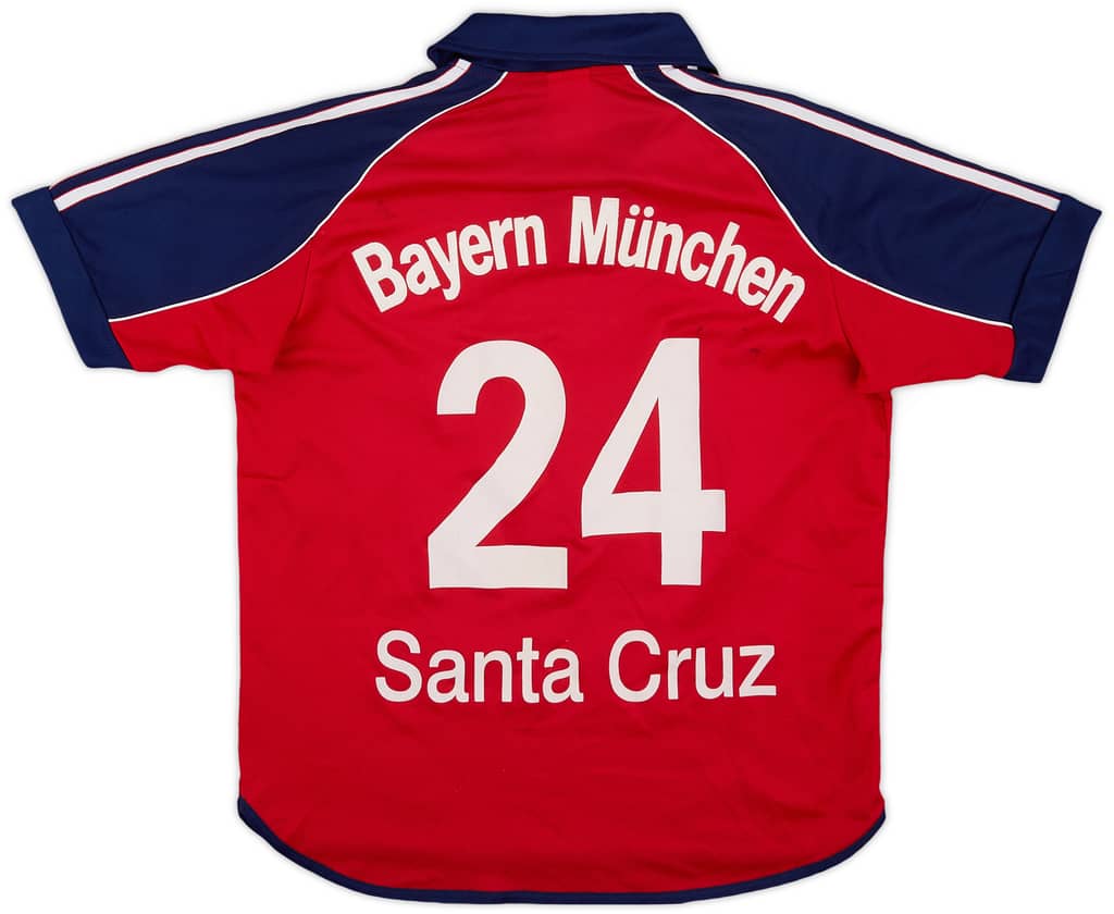 1999-01 Bayern Munich Home Shirt Santa Cruz #24 - 7/10 - (Y)