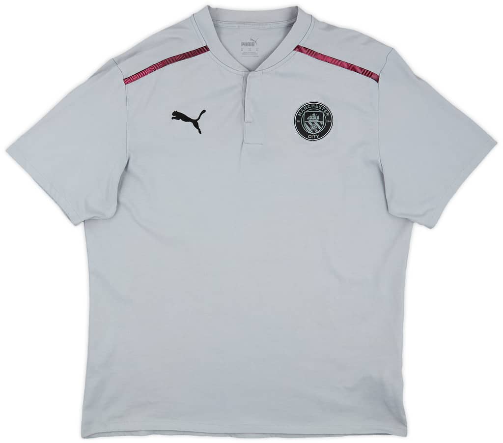 2021-22 Manchester City Puma Polo Shirt - 7/10 - (XL)