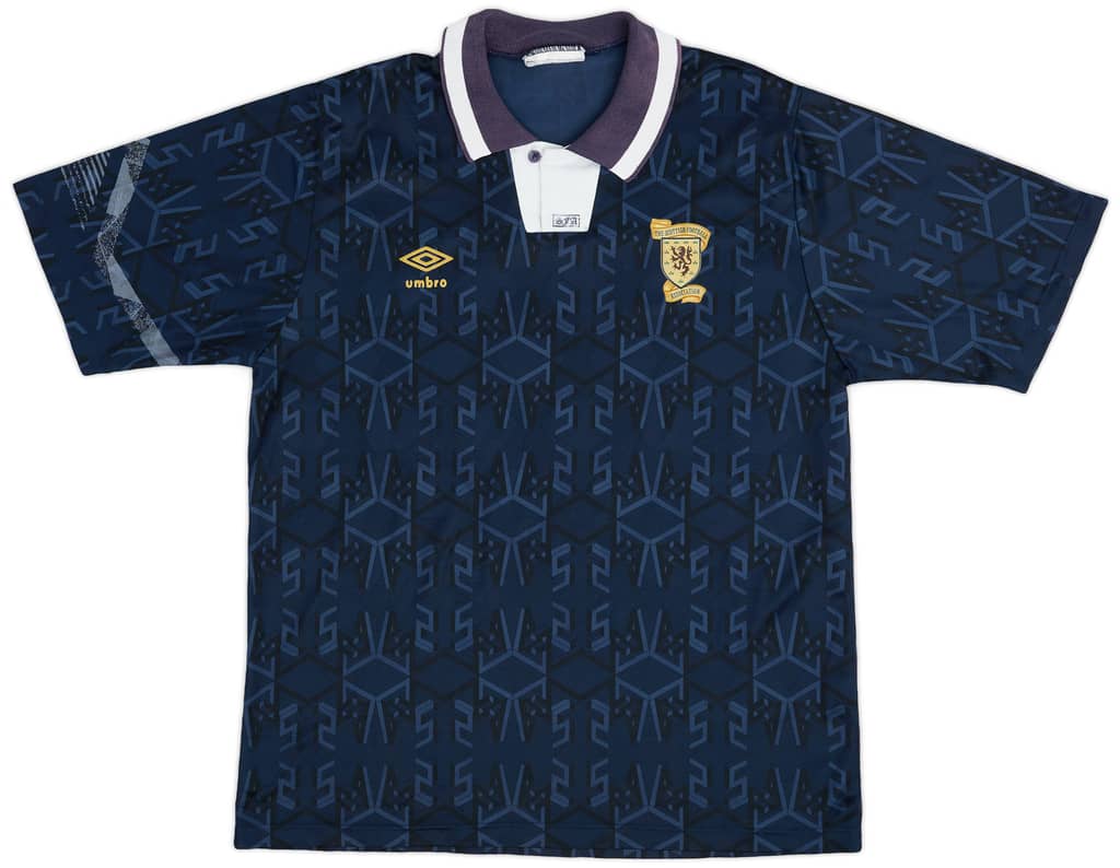1991-94 Scotland Home Shirt - 7/10 - (L)