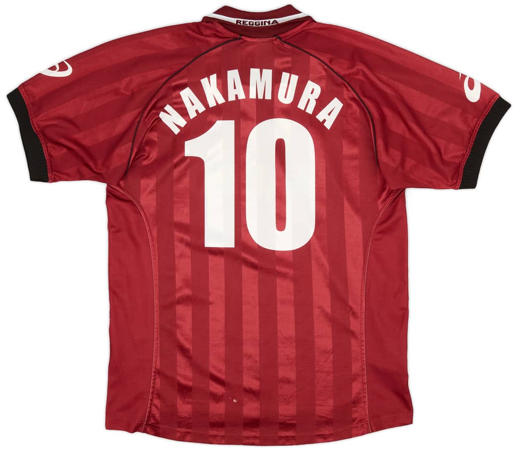 2002-03 Reggina Home Shirt Nakamura #10 - 6/10 - (L)
