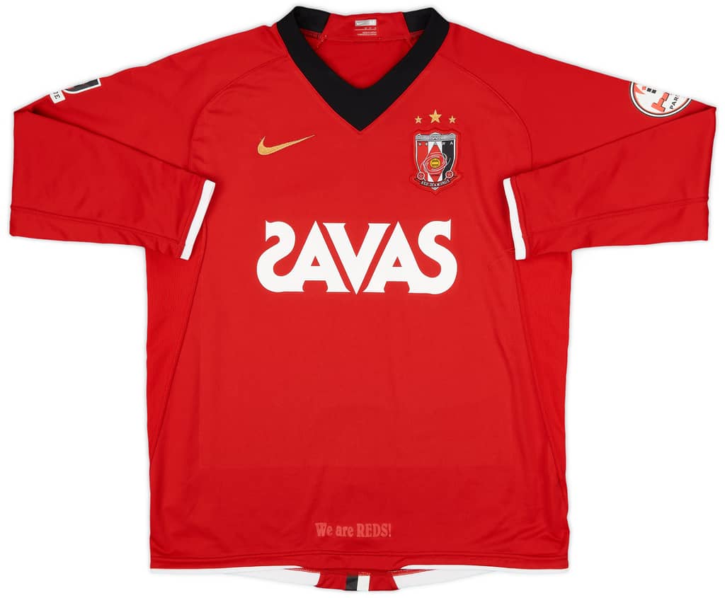 2008 Urawa Red Diamonds Home L/S Shirt - 6/10 - (M)