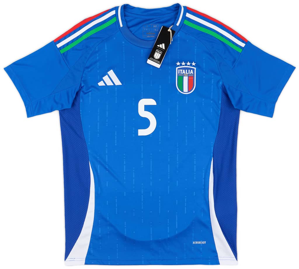2024-25 Italy Home Shirt Calafiori #5