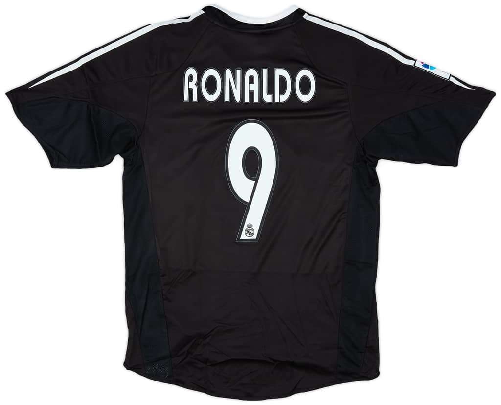 2004-05 Real Madrid Away Shirt Ronaldo #9 (S)