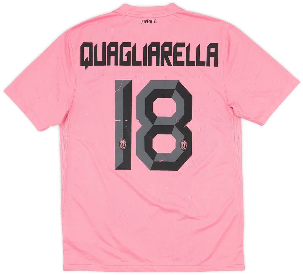 2011-13 Juventus Away Shirt Quagliarella #18 - 5/10 - (M)