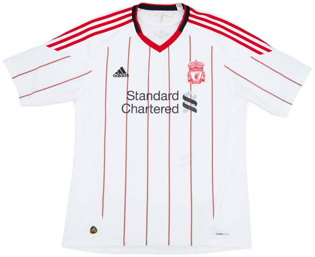 2010-11 Liverpool Away Shirt Gerrard #8 - 5/10 - (XL)