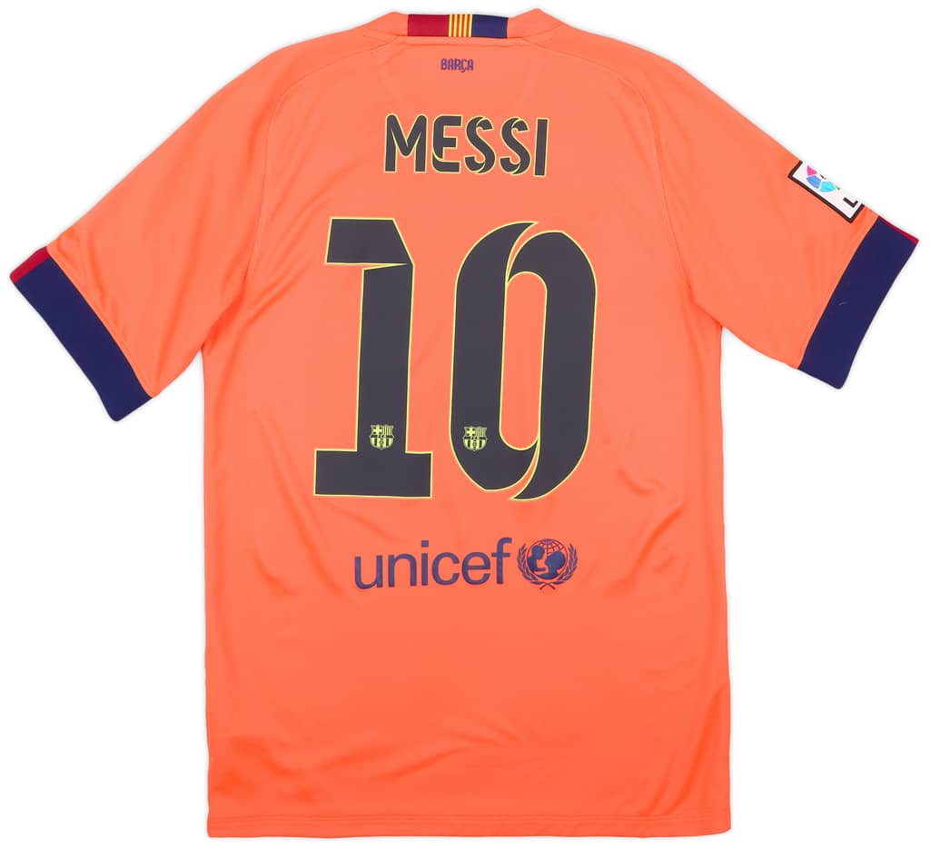 2014-15 Barcelona Away Shirt Messi #10 - 8/10 - (S)