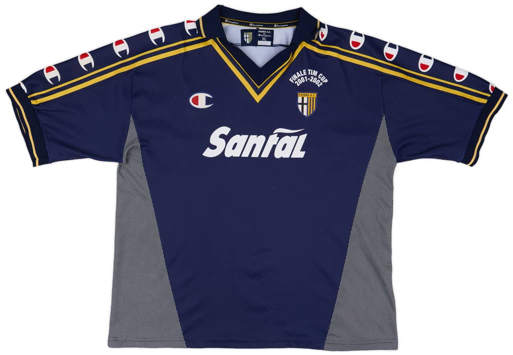 2000-01 Parma 'Signed' Finale TIM Cup Away Shirt - 8/10 - (XL)