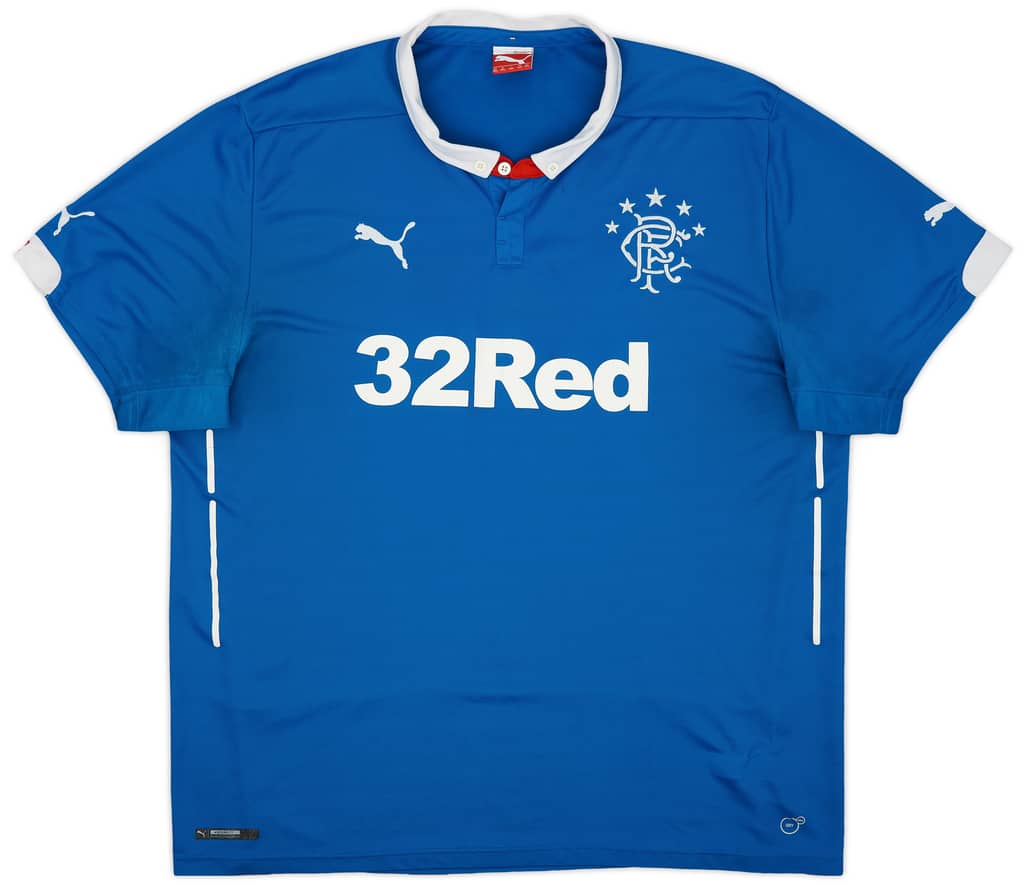 2014-15 Rangers Home Shirt - 9/10 - (XXL)