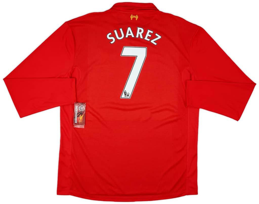 2012-13 Liverpool Home L/S Shirt Suarez #7 (XXL)