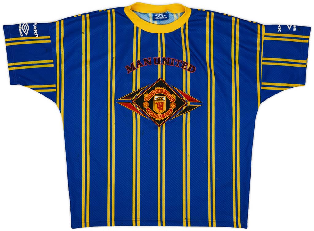 1994-95 Manchester United Umbro Training Shirt - 5/10 - (XL)