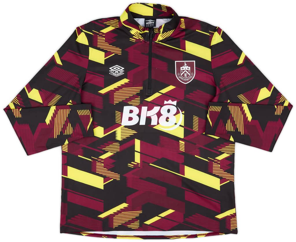2023-24 Burnley Player Issue 1/4 Zip Pre-Match Top - 7/10