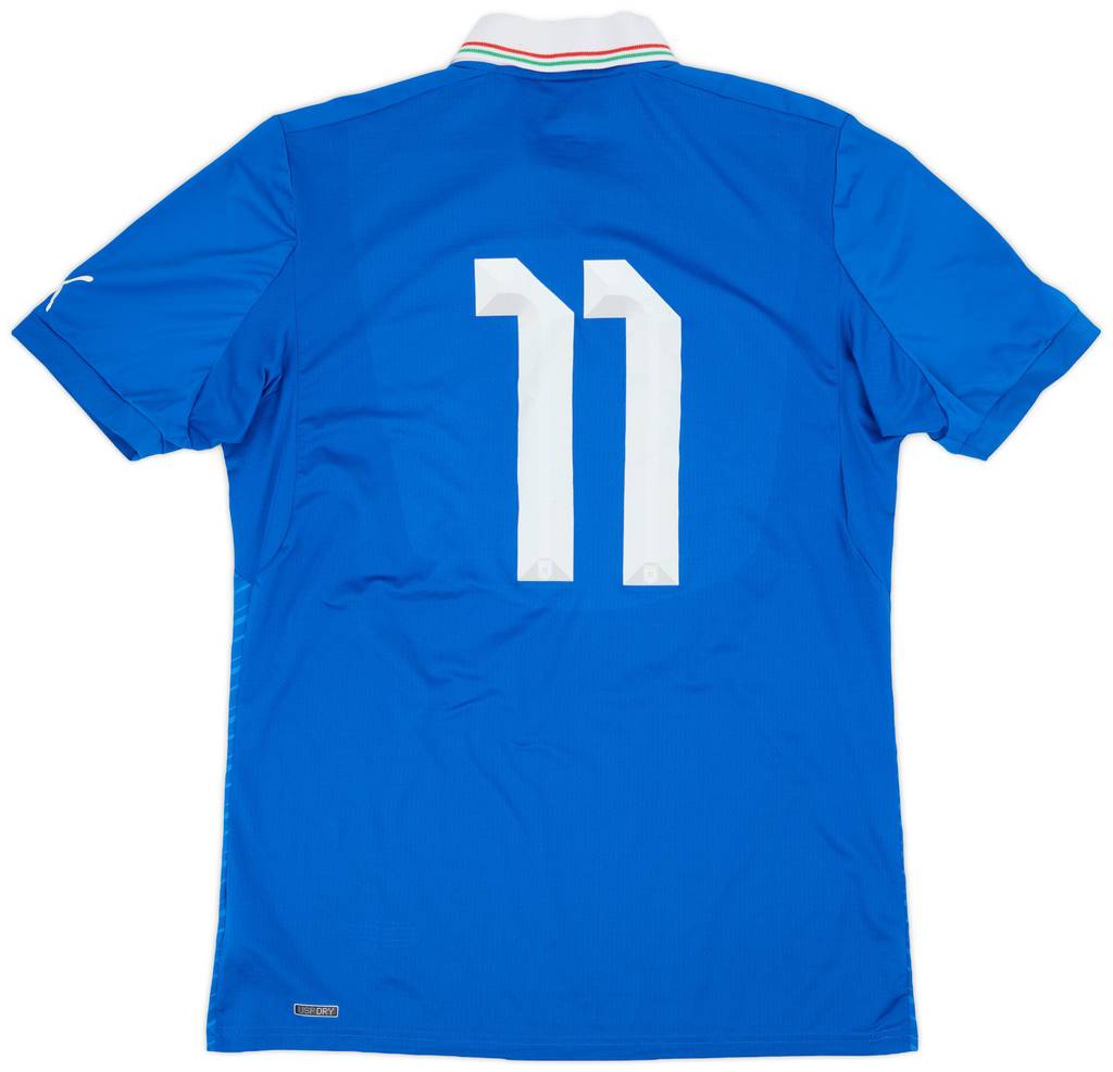 2012-13 Italy Home Shirt #11 - 7/10 - (XL)