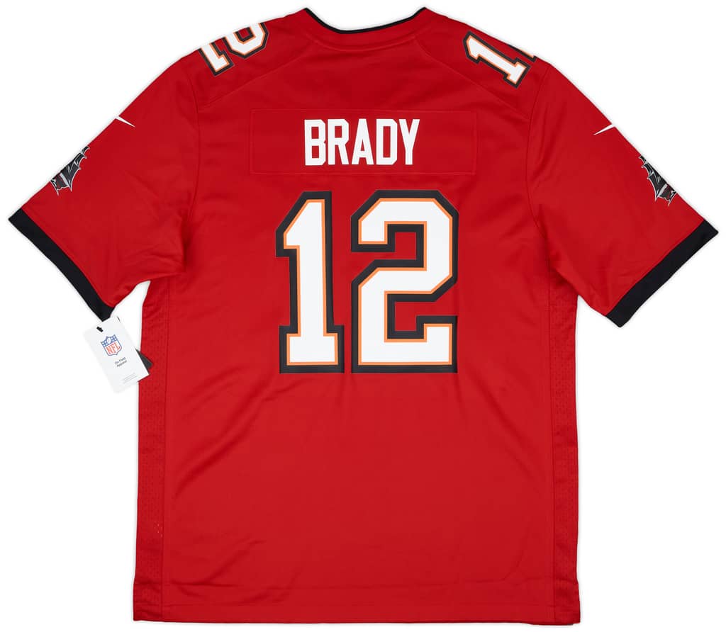 2020-22 Tampa Bay Buccaneers Brady #12 Nike Game Home Jersey (L)