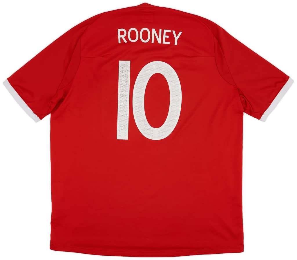2010-11 England Away Shirt Rooney #10 - 7/10 - (XXL)