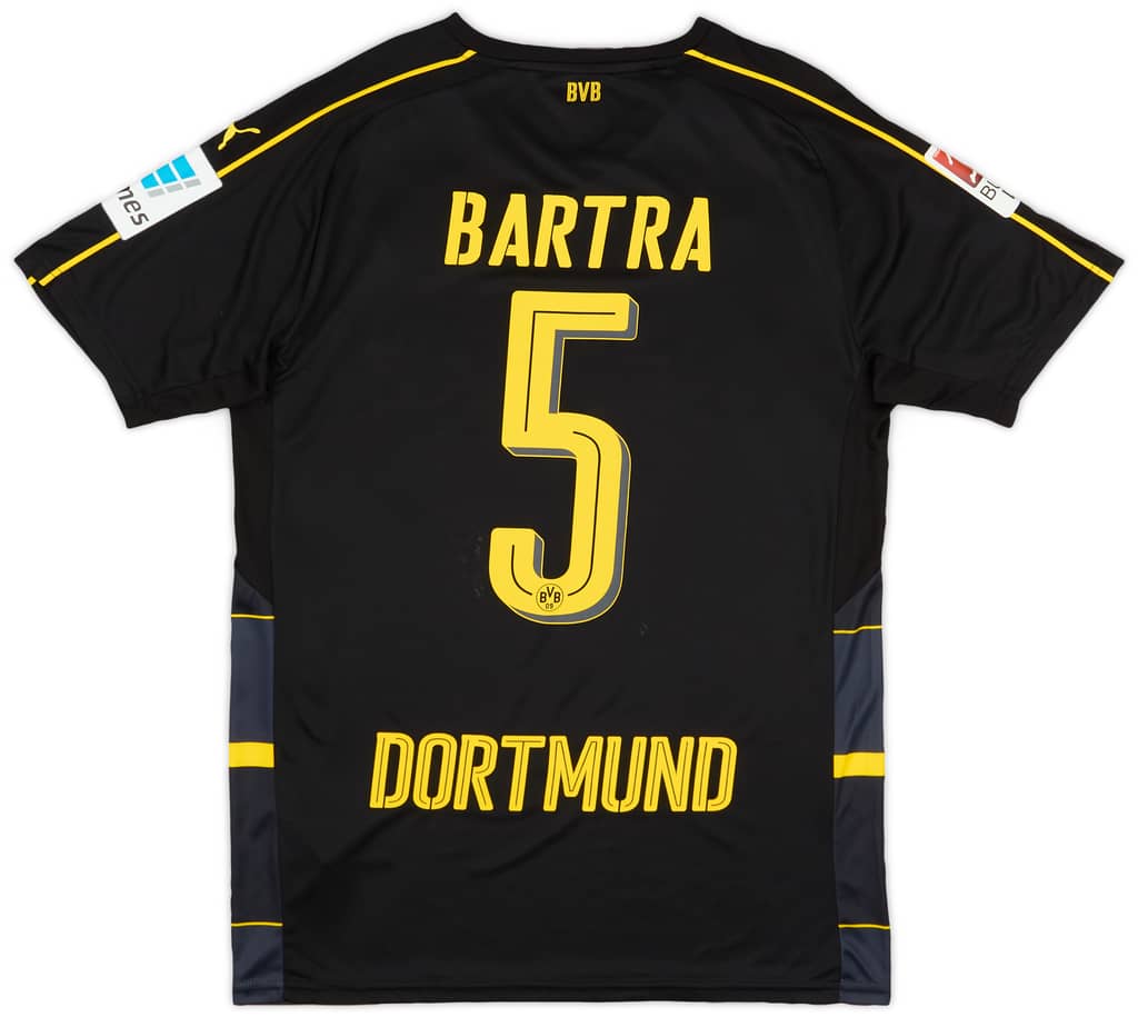 2016-17 Borussia Dortmund Away Shirt Bartra #5 - As New - (M)