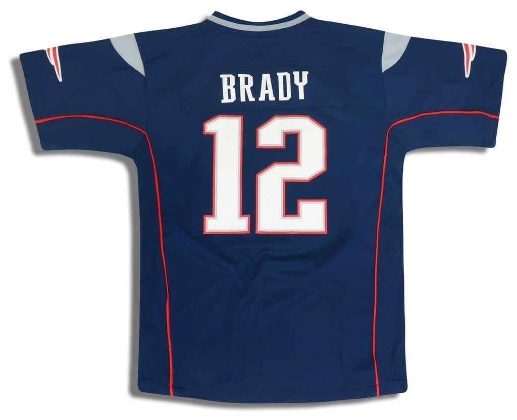 2012-16 New England Patriots Brady #12 Nike Game Jersey (Home) Y