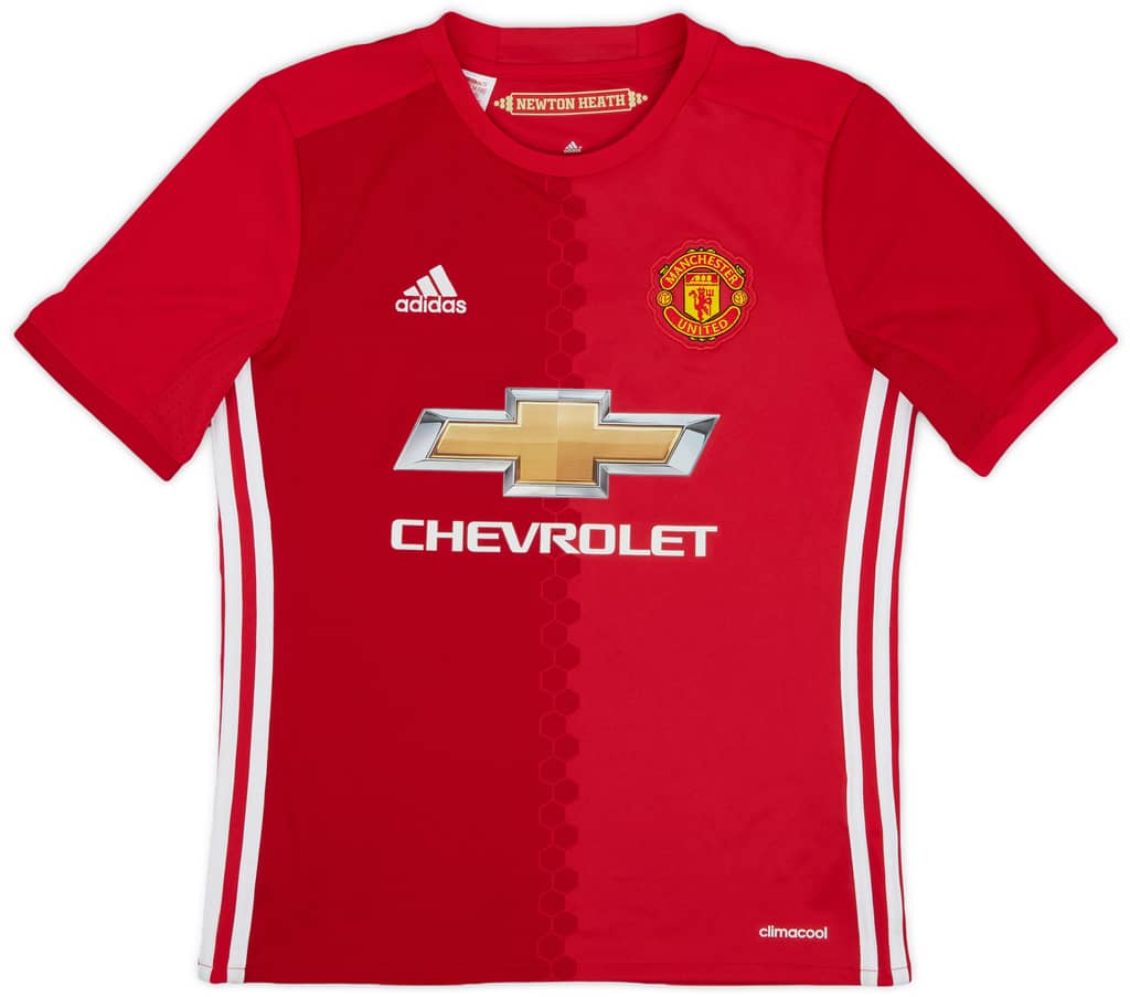 2016-17 Manchester United Home Shirt - 9/10 - (M.Boys)