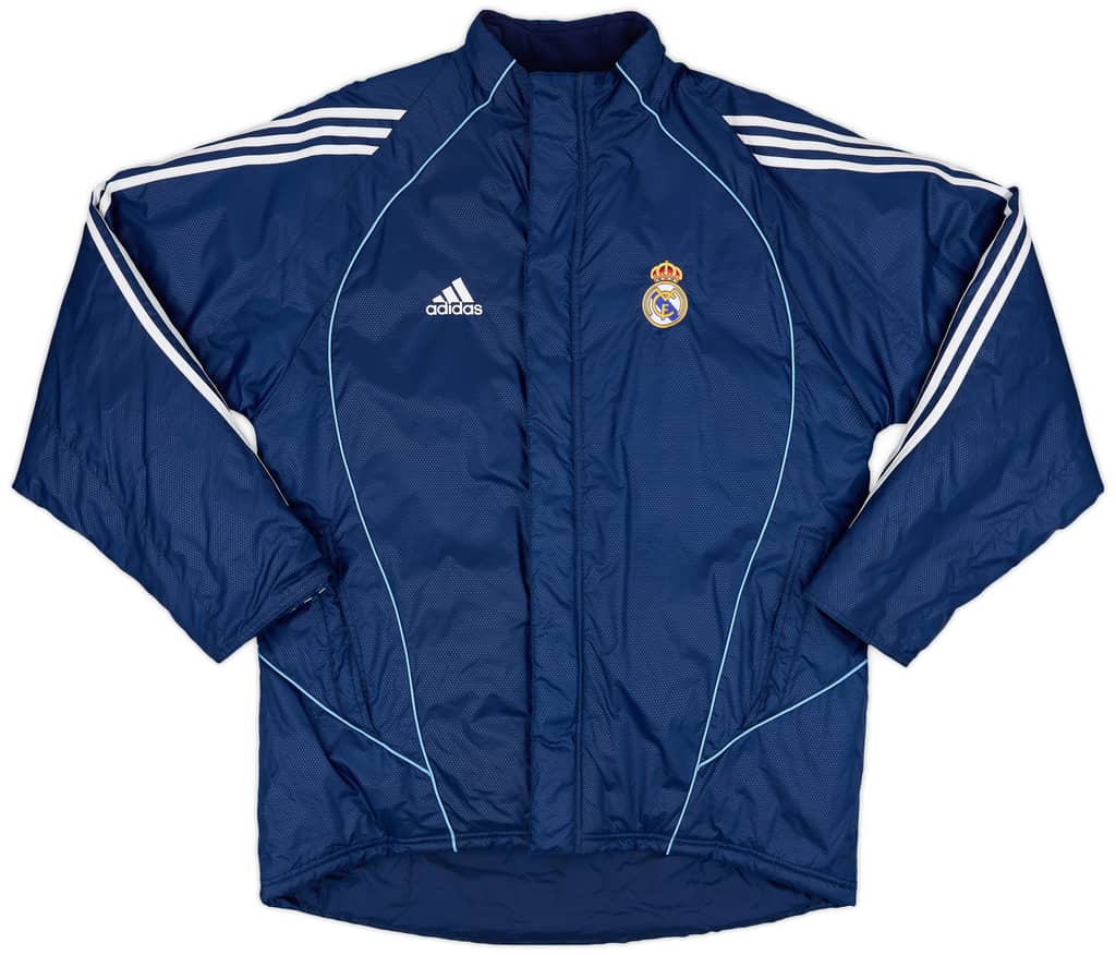 2005-06 Real Madrid adidas Padded Bench Coat - 9/10 - (L)