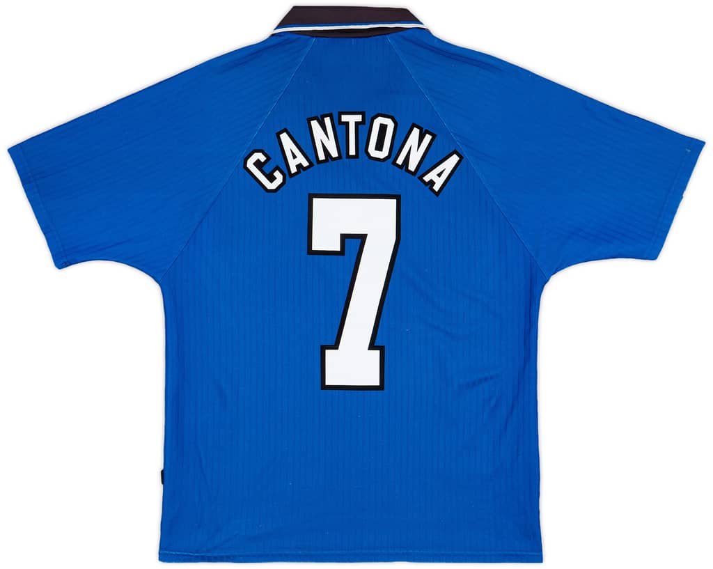 1996-98 Manchester United Third Shirt Cantona #7 - 5/10 - (M)