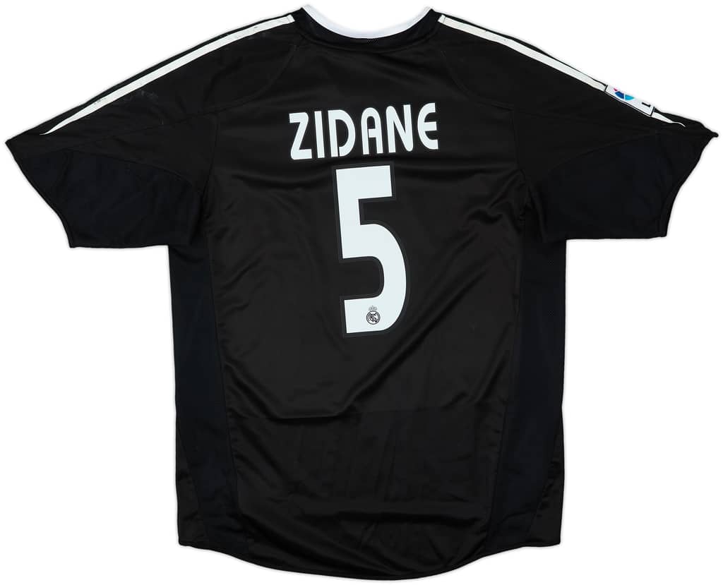 2004-05 Real Madrid Away Shirt Zidane #5 - 5/10 - (M)