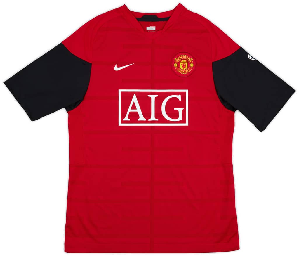 2008-09 Manchester United Nike Training Shirt - 8/10 - (M)