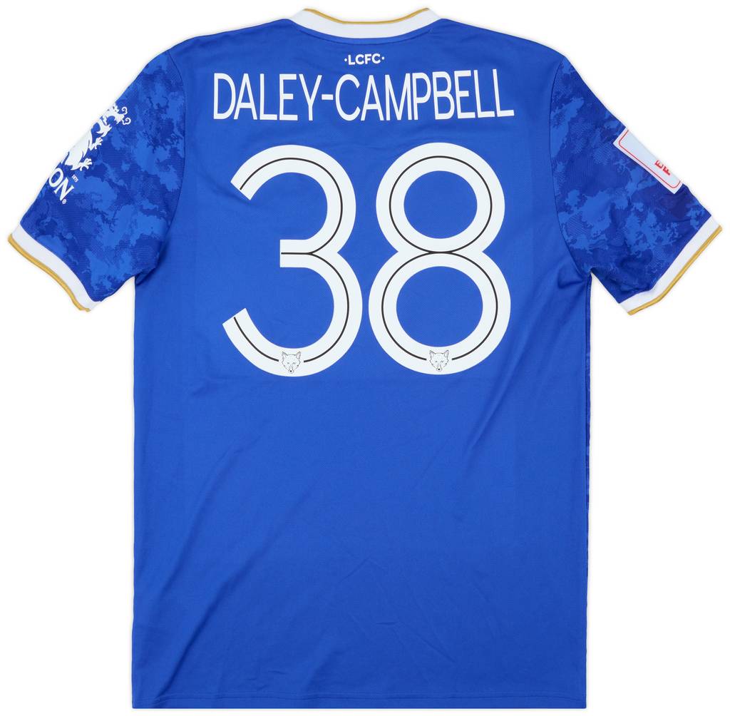2021-22 Leicester Match Issue FA Cup Home Shirt Daley-Campbell #38