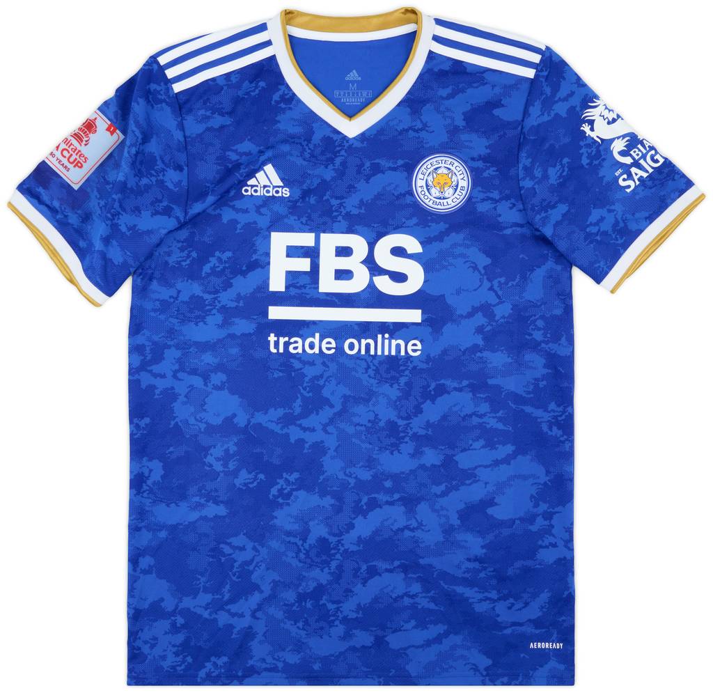 2021-22 Leicester Match Issue FA Cup Home Shirt Daley-Campbell #38