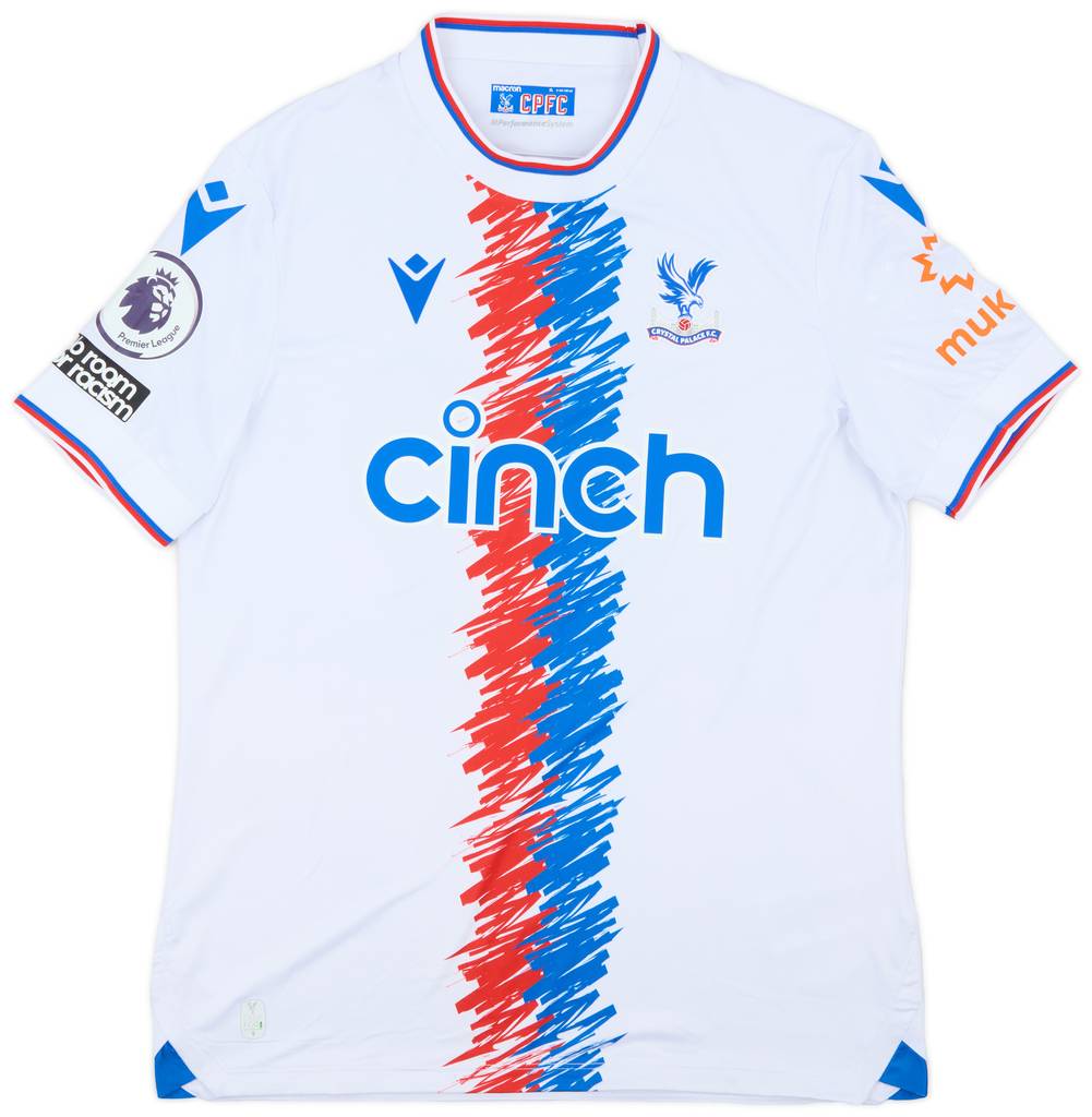2022-23 Crystal Palace Match Issue Away Shirt Edouard #22