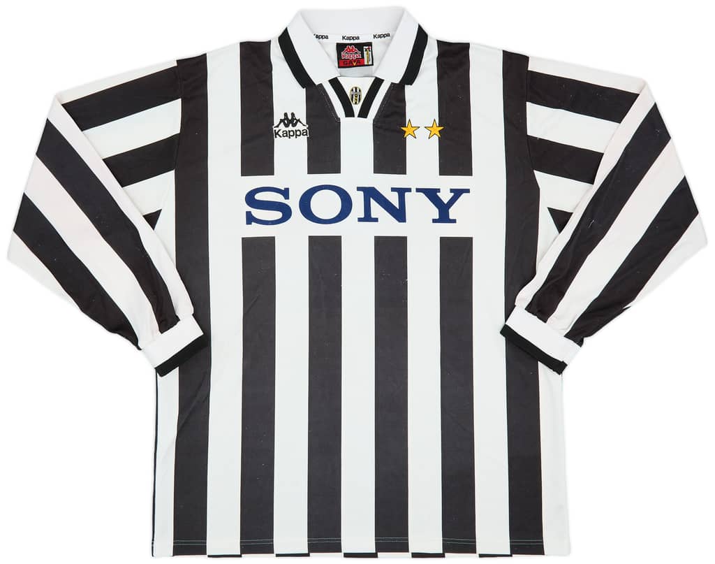 1995-97 Juventus Home L/S Shirt - 6/10 - (XL)