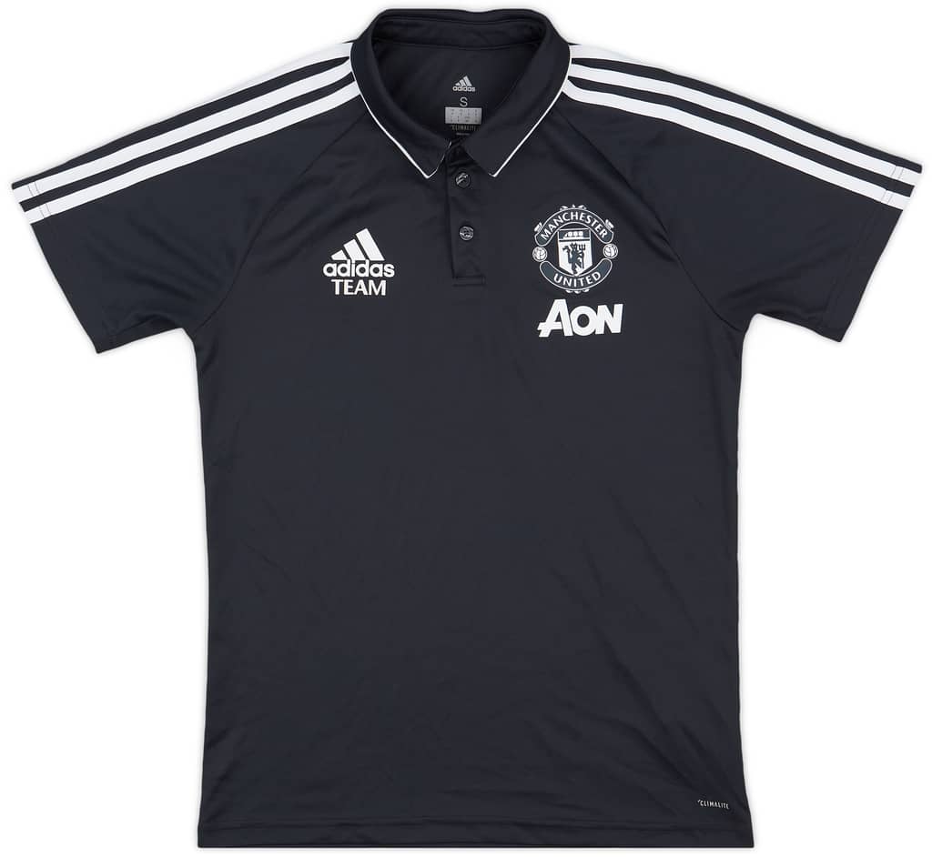 2017-18 Manchester United adidas Polo Shirt - 9/10 - (S)