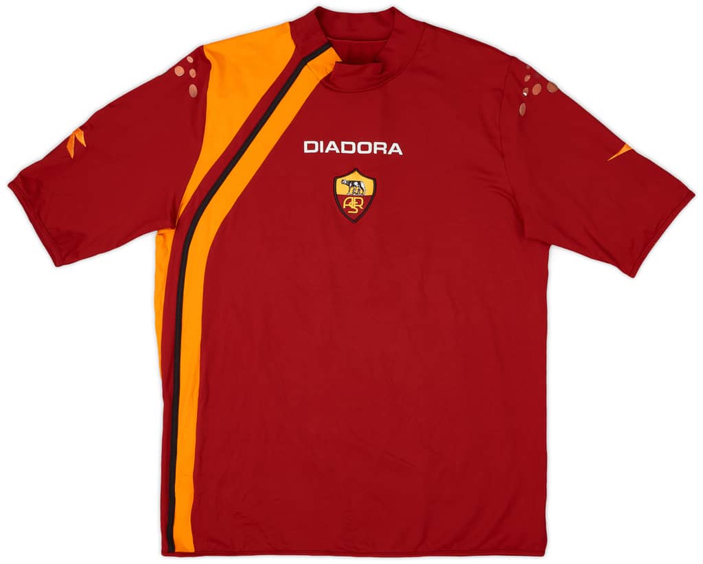 2005-06 Roma Home Shirt #10 - 4/10 - (L)