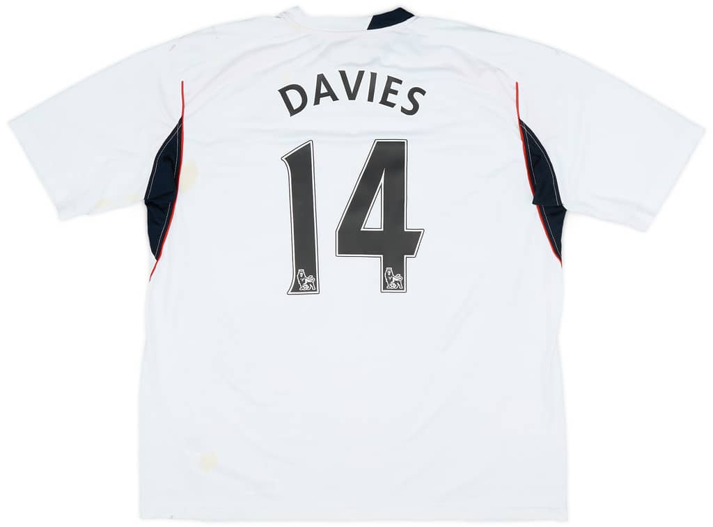 2007-08 Bolton Home Shirt Davies #14 - 6/10 - (XXL)