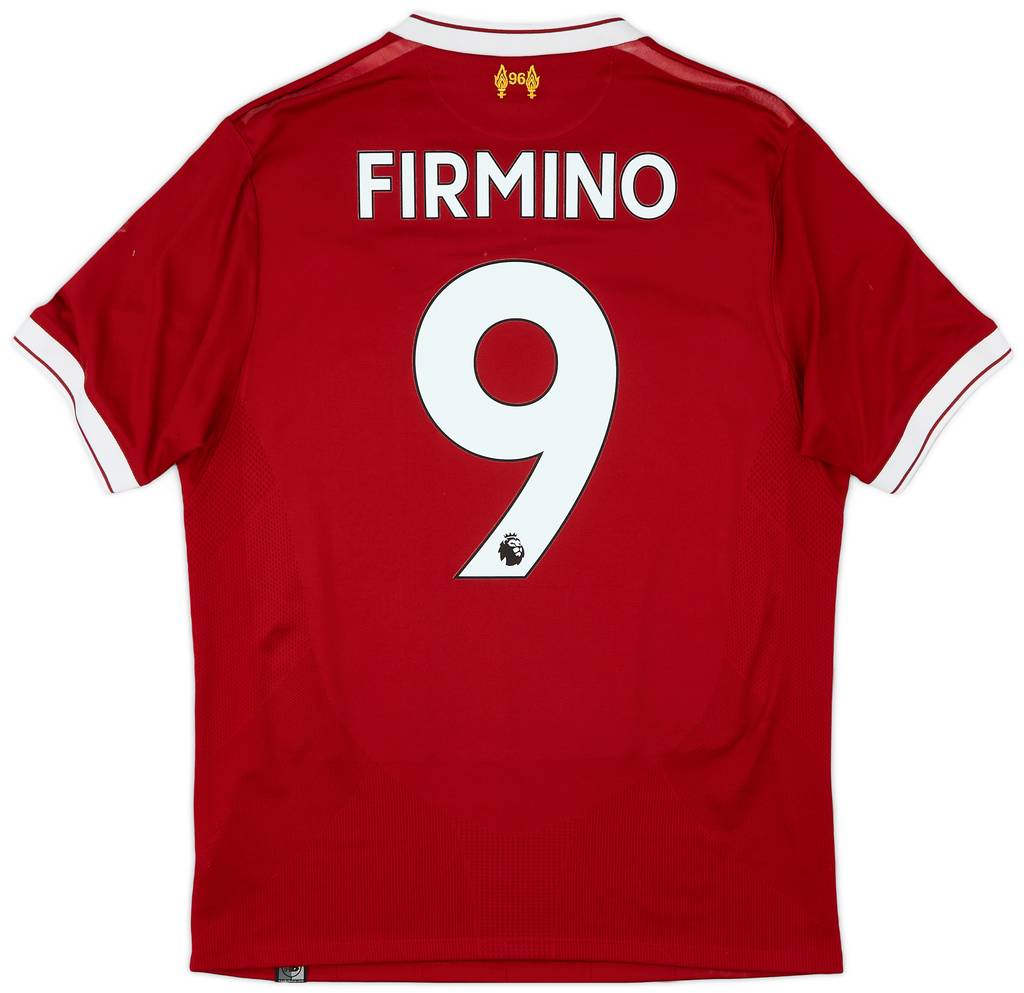 2017-18 Liverpool 125 Years Home Shirt Firmino #9 - 7/10 - (S)