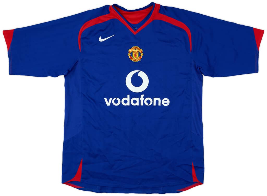 2005-06 Manchester United Away Shirt Smith #14 - 6/10 - (L)