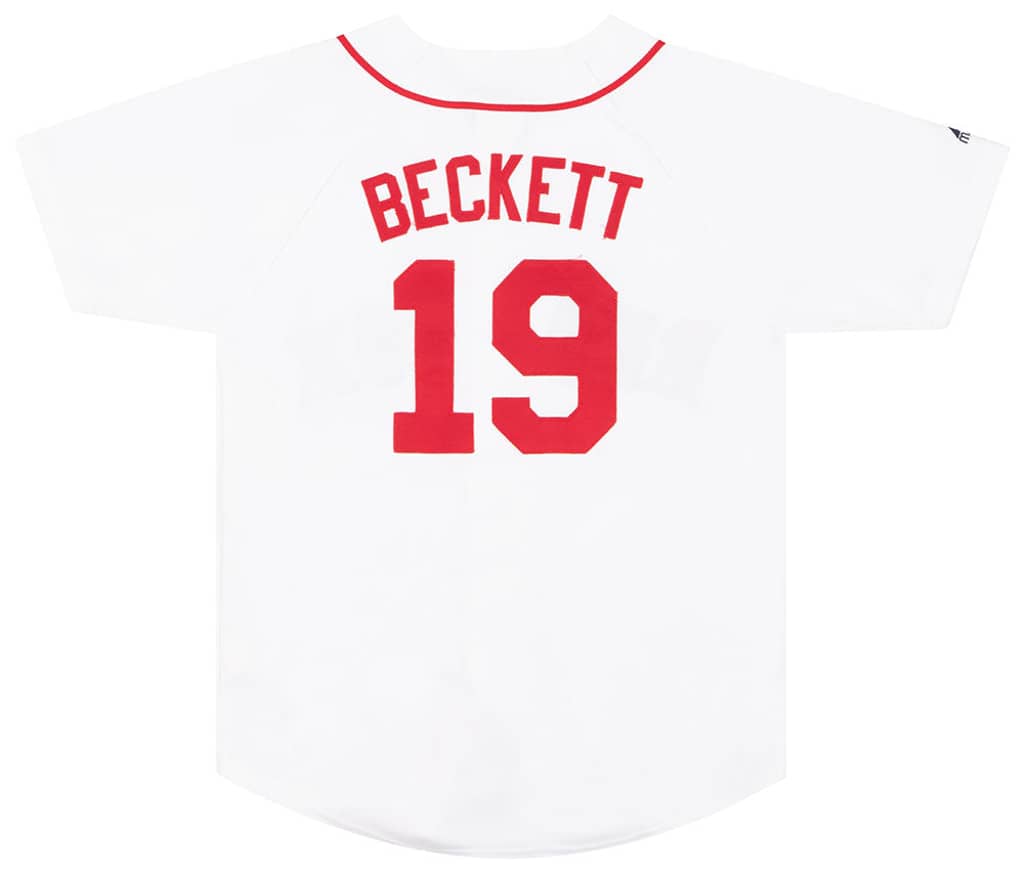 2006-08 Boston Red Sox Beckett #19 Majestic Jersey (Home) Y