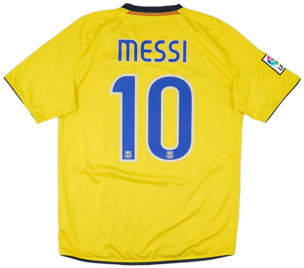 2008-10 Barcelona Away Shirt Messi #10 - 6/10 - (M)