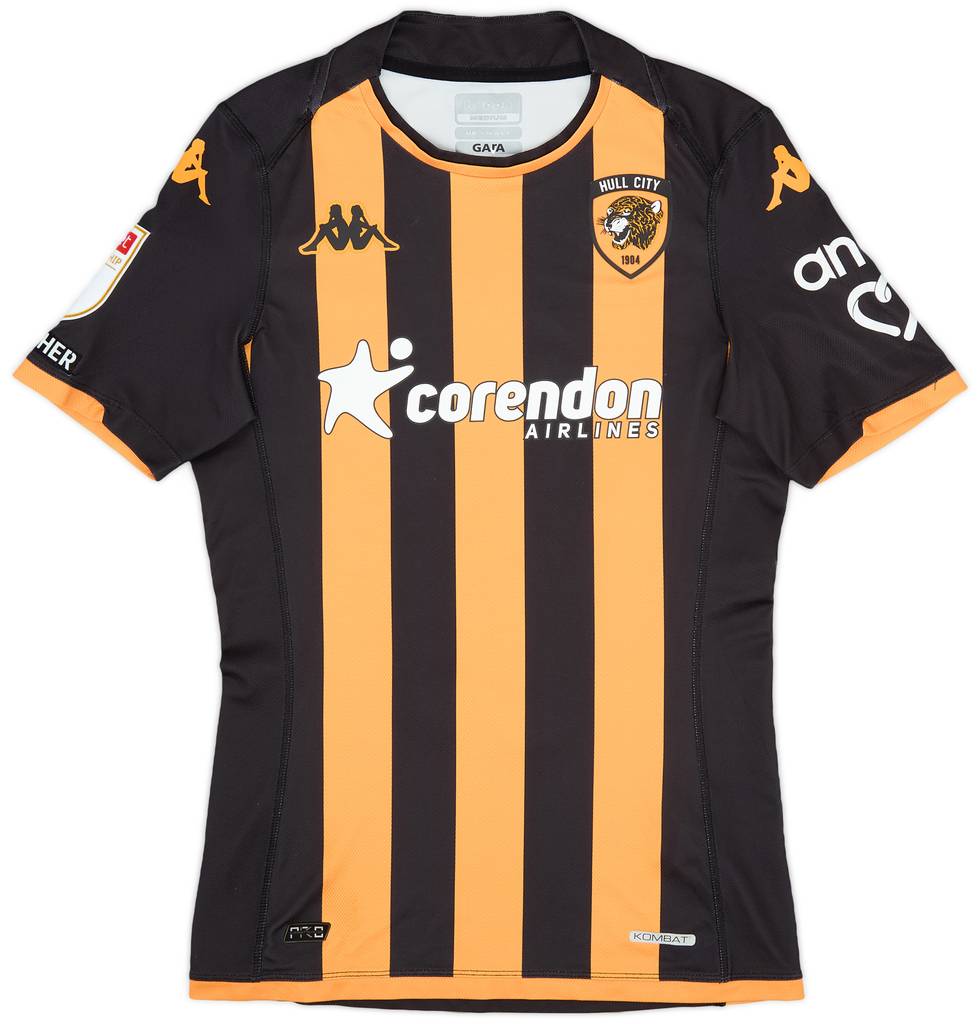 2023-24 Hull City Match Issue Home Shirt Slater #27