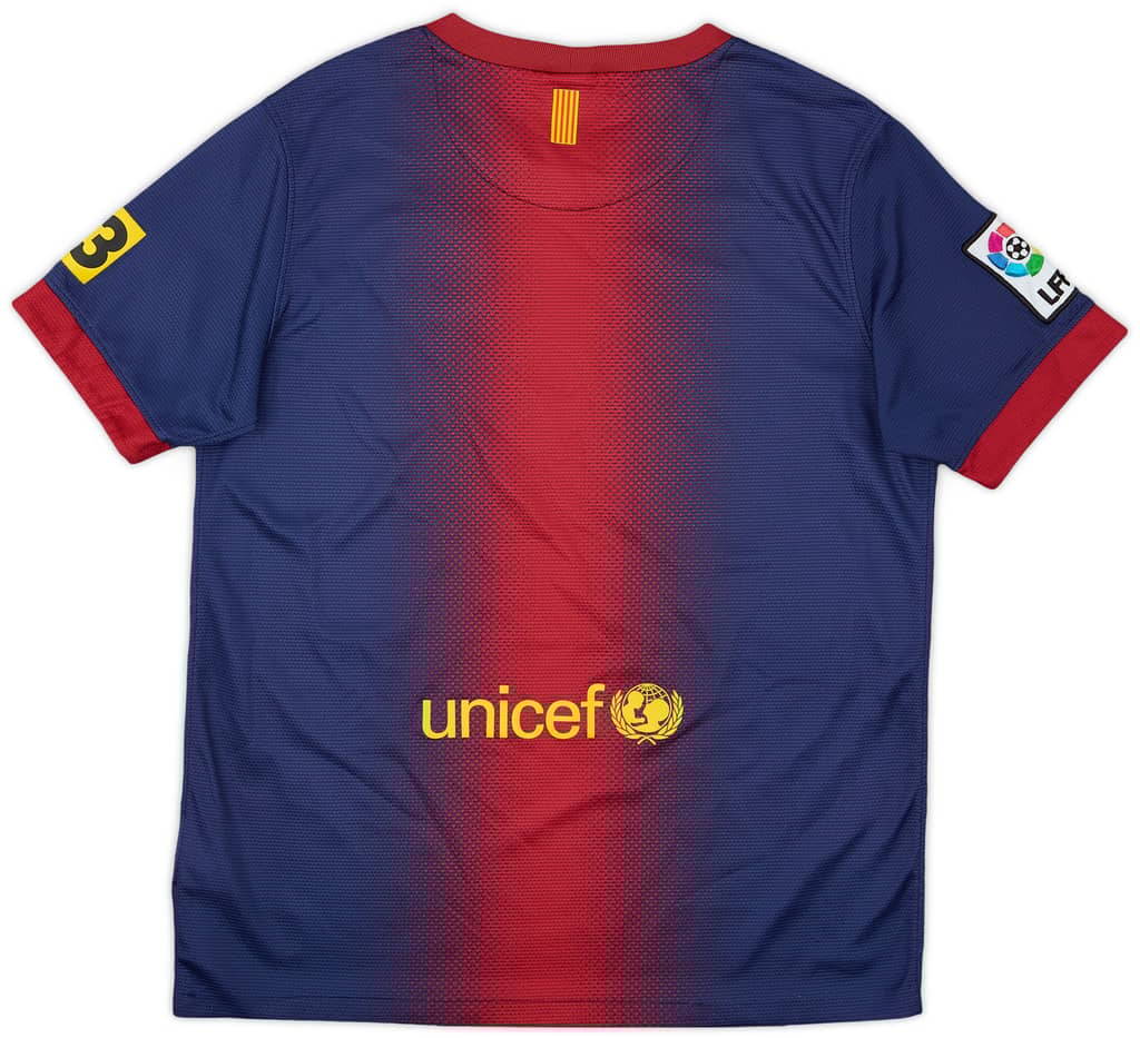 2012-13 Barcelona Home Shirt - 7/10 - (L.Boys)
