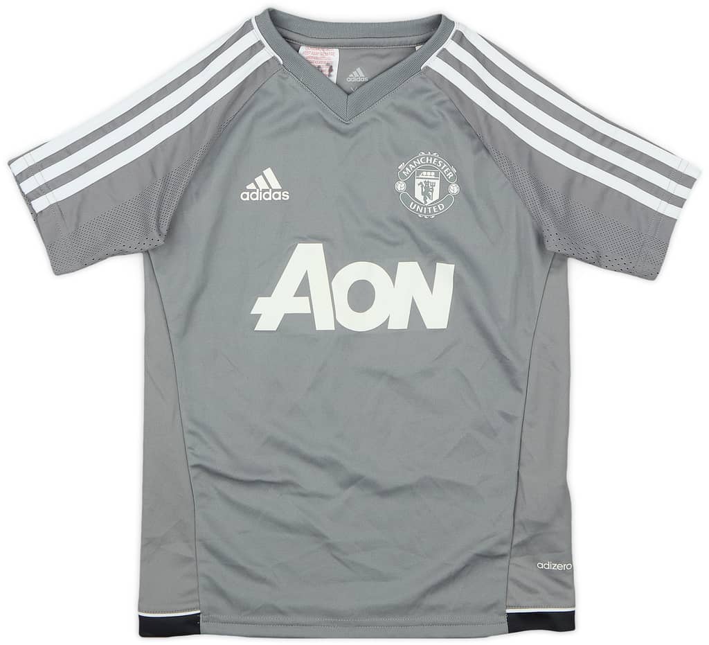 2017-18 Manchester United adidas Training Shirt - 9/10 - (7-8 Years)