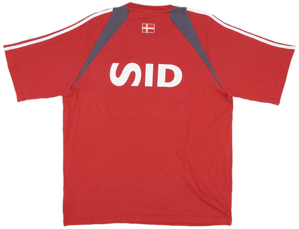 2004-05 Denmark adidas Training Tee - 8/10 - (L/XL)