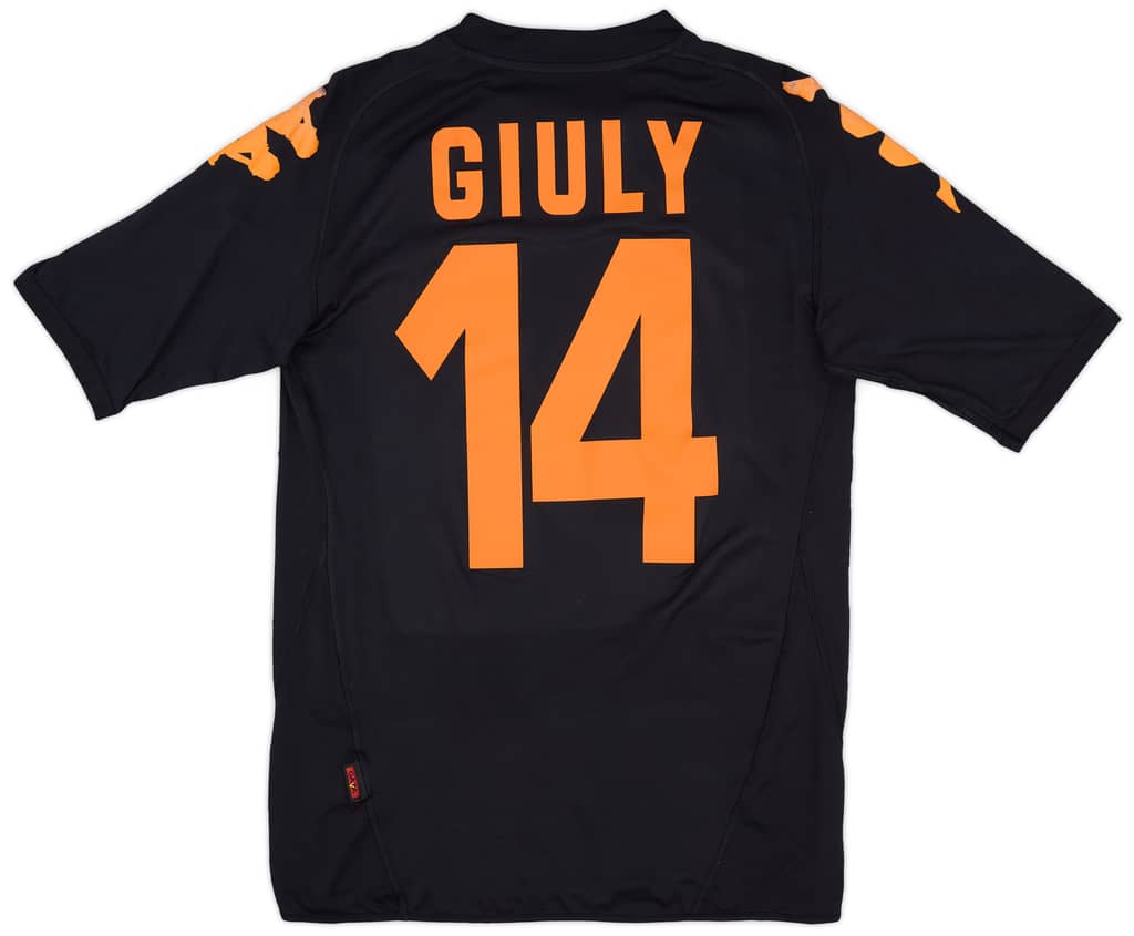 2007-08 Roma Third Shirt Giuly #14 - 5/10 - (L)
