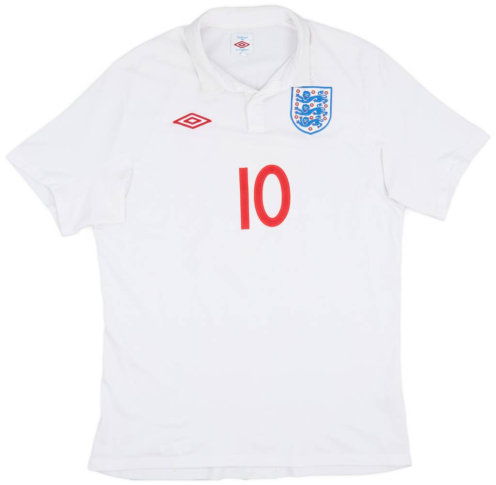 2009-10 England Home Shirt Rooney #10 - 6/10 - (L)
